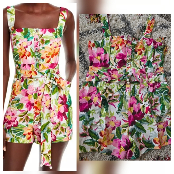 FARM Rio Pants - FARM Rio Floral Romper